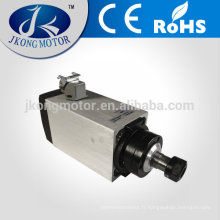 1.5 kw 2.2 kw 3kw 4.5kw moteur de broche de refroidissement par air